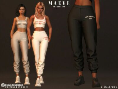 Maeve Sweatpants Sims 4 CC