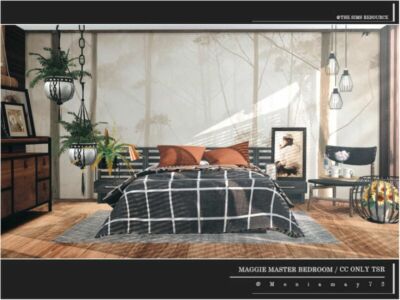 Maggie Master Bedroom By Moniamay72 Sims 4 CC