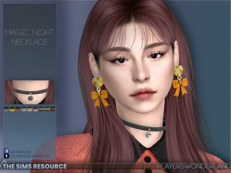 sims 4 cc magic night necklace by playerswonderland 3