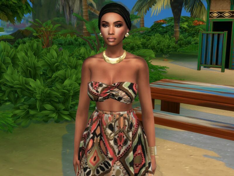 sims 4 cc malika coleman by jolea 3