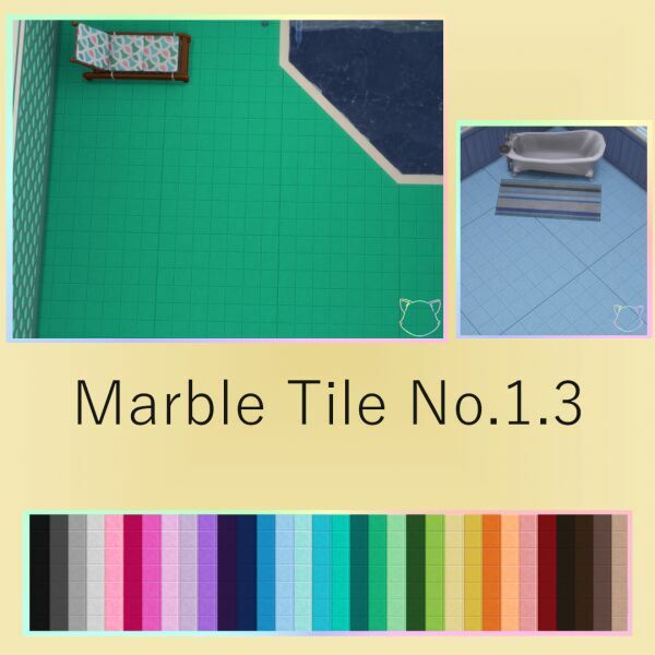 Marble Tiles NO. 1.3 By Itiscats Sims 4 CC