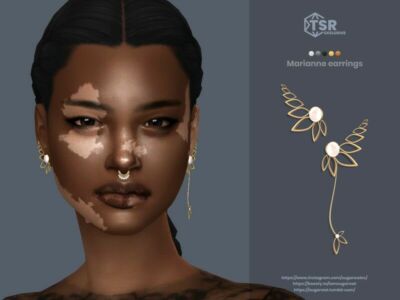 Marianne Earrings Sims 4 CC