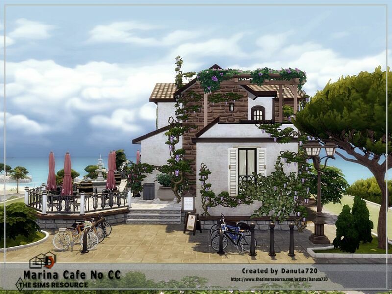 sims 4 cc marina cafe ii no cc by danuta720 3