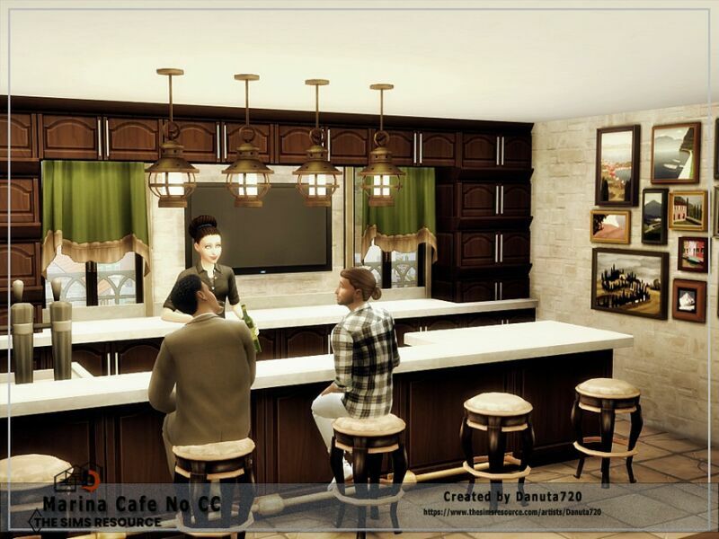 sims 4 cc marina cafe ii no cc by danuta720 7