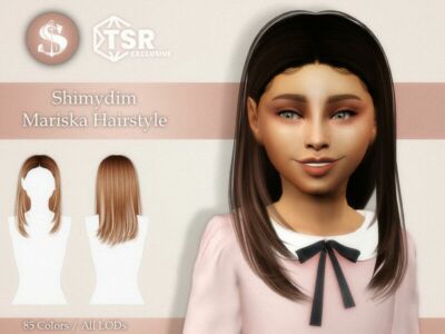 Mariska Hairstyle Child Sims 4 CC