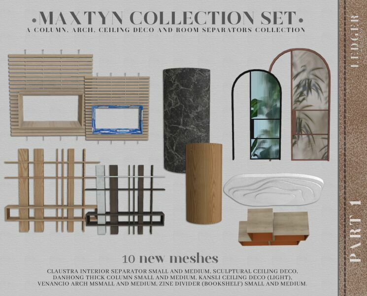 Maxtyn Collection Part 1 Sims 4 CC