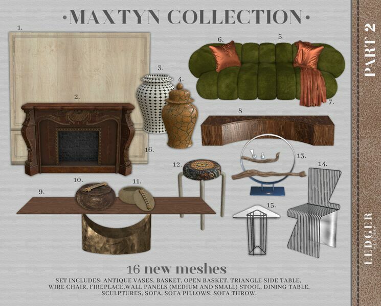 Maxtyn Collection Part 2 Sims 4 CC