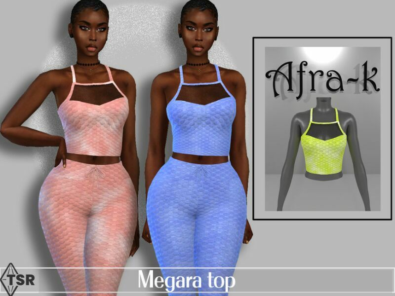 Megara Honeycomb TOP By Akaysims Sims 4 CC