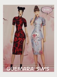 MEI Qipao Sims 4 CC