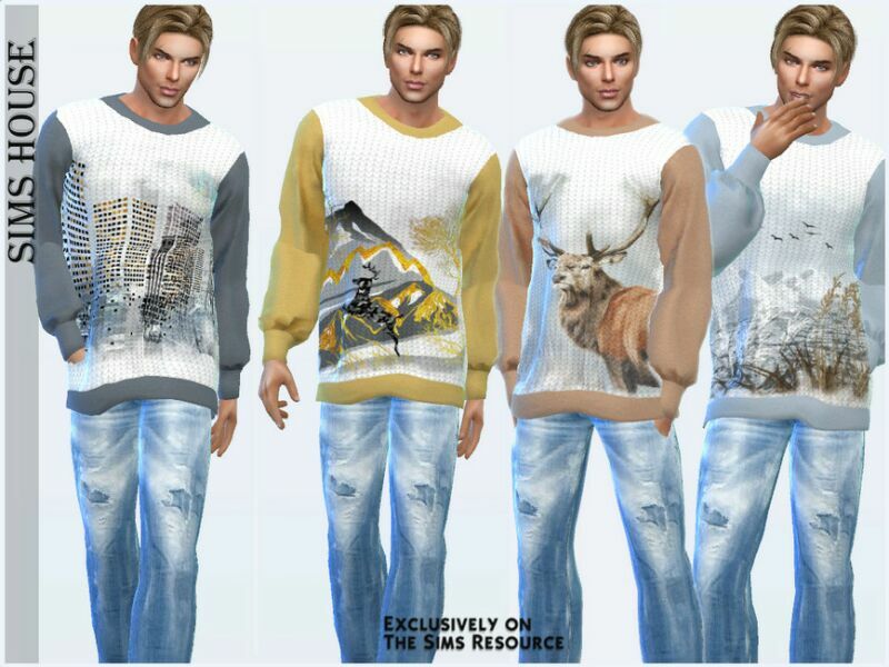 sims 4 cc mens pajamas new years 2