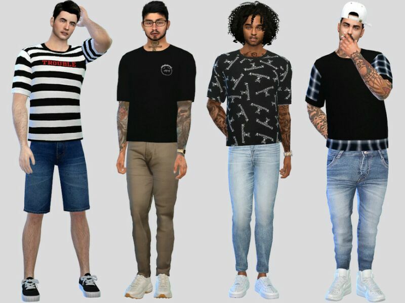 Men’S Tees I By Mclaynesims Sims 4 CC