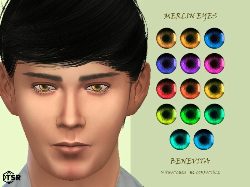 Merlin Eyes [HQ] By Benevita Sims 4 CC