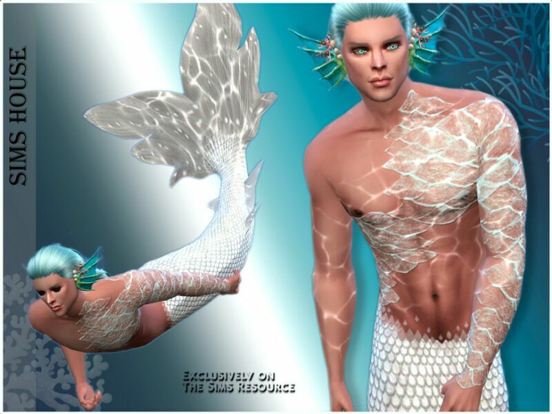 Mermaid Tail M Sims 4 CC