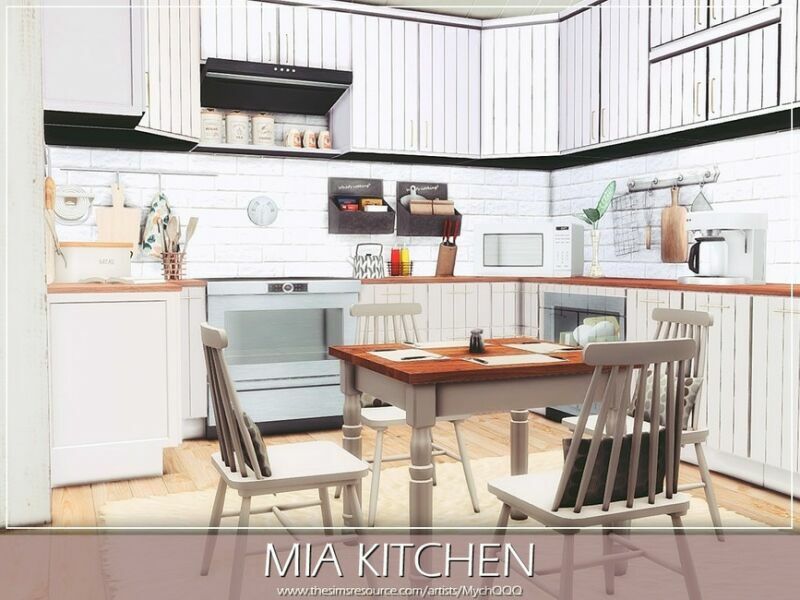 MIA Kitchen By Mychqqq Sims 4 CC