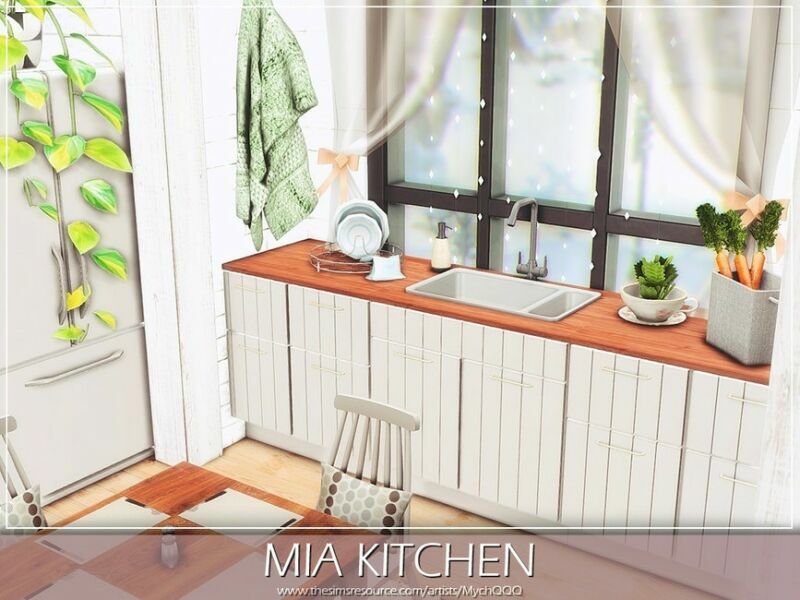 sims 4 cc mia kitchen by mychqqq 6