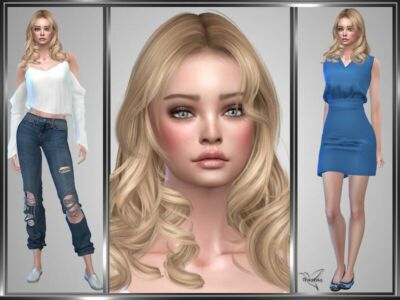 Michelle Manille By Trasras Sims 4 CC