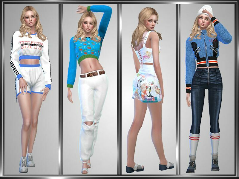 sims 4 cc michelle manille by trasras 2