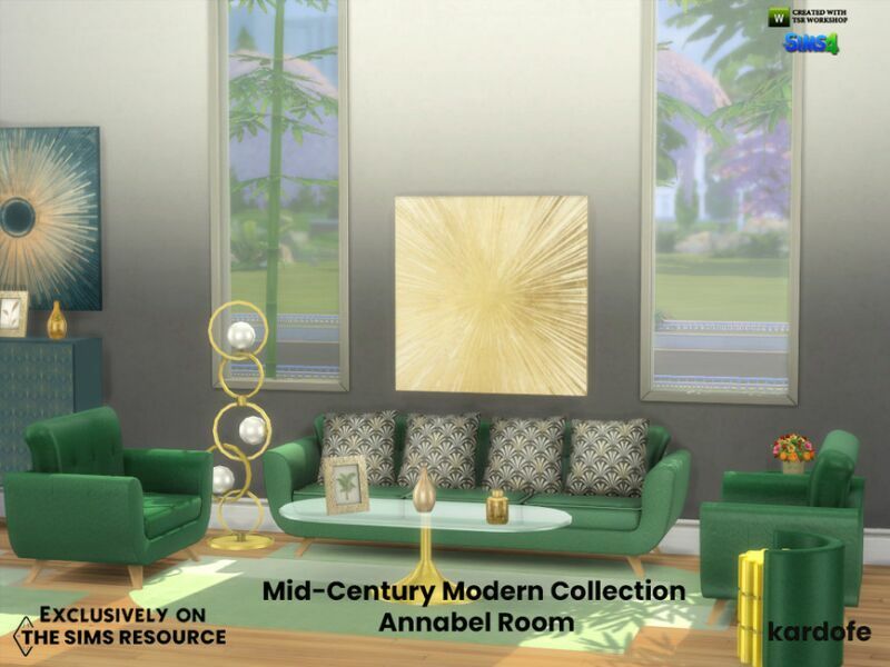 sims 4 cc mid century modern collection annabel room by kardofe 7