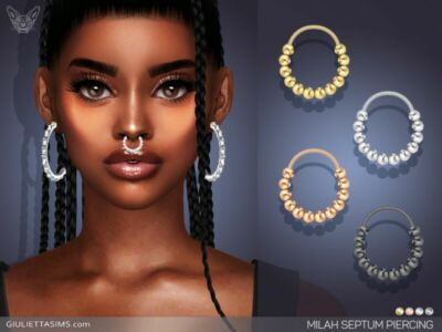 Milah Septum Ring By Feyona Sims 4 CC