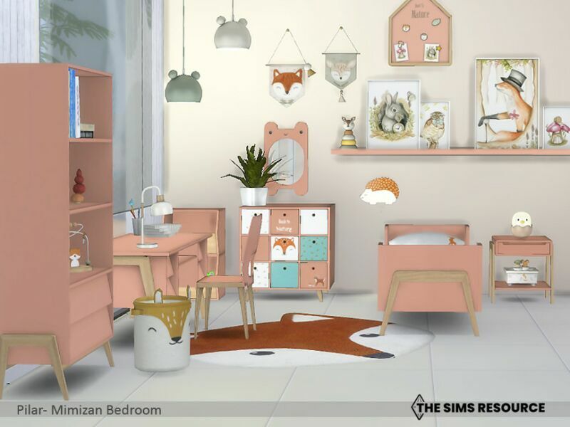 sims 4 cc mimizan bedroom by pilar 2