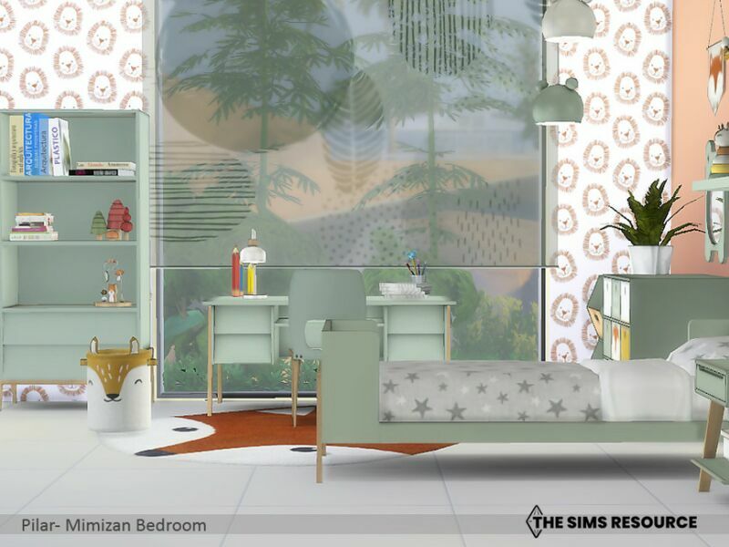 sims 4 cc mimizan bedroom by pilar 6