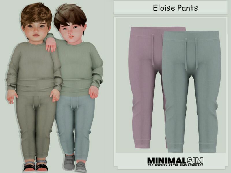 Minimalsim Eloise Pants By Couquett Sims 4 CC