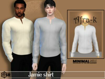 Minimalsim Jamie Shirt By Akaysims Sims 4 CC