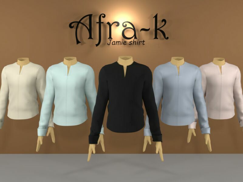 sims 4 cc minimalsim jamie shirt by akaysims 2