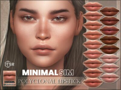 Minimalsim – Polyclonal Lipstick By Remussirion Sims 4 CC