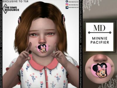 Minnie Pacifier Toddler By Mydarling20 Sims 4 CC