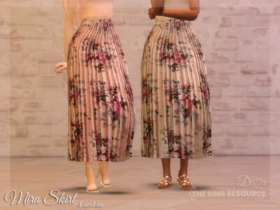 Mira Skirt By Dissia Sims 4 CC