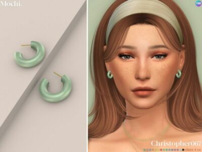 Mochi Earrings By Christopher067 Sims 4 CC