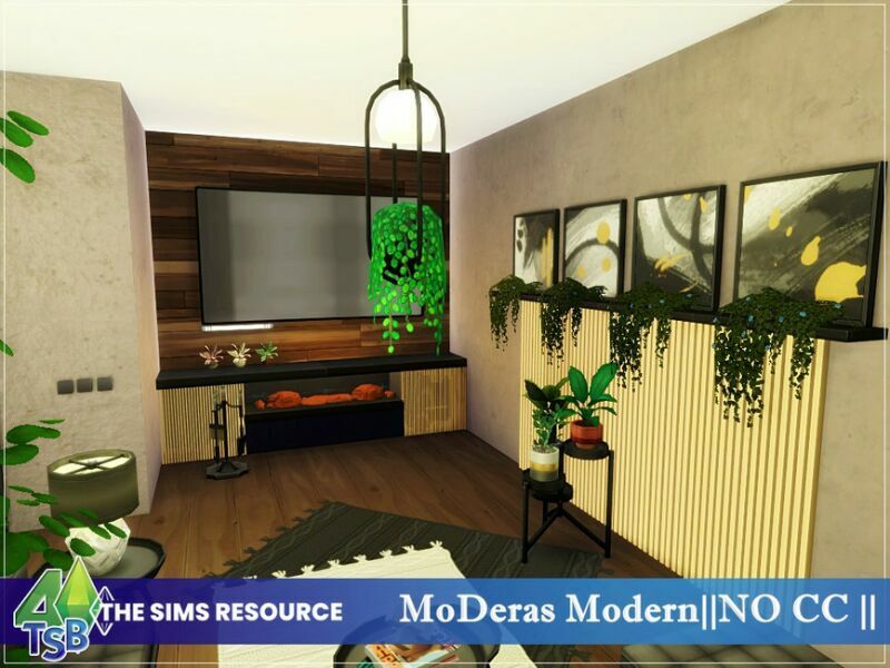 sims 4 cc moderas modern no cc by bozena 6