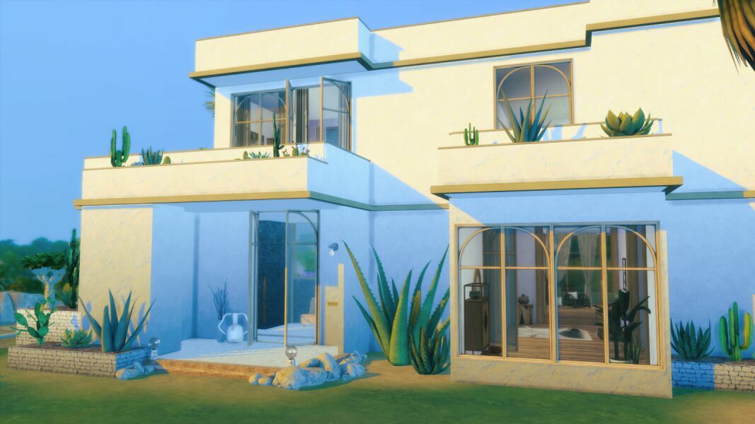 Modern Finca DE Vieja By Ninjyone Sims 4 CC