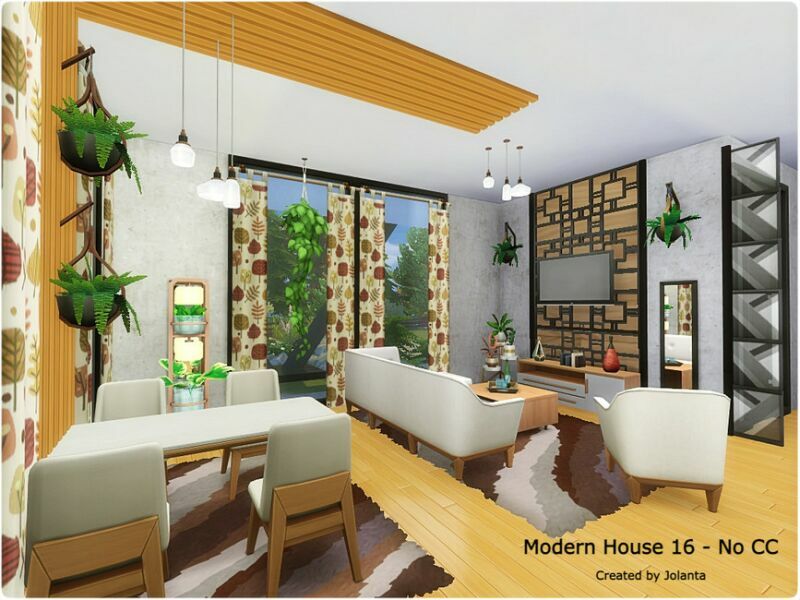 sims 4 cc modern house 16 no cc by jolanta 5