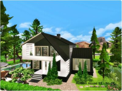 Modern House 17 – NO CC By Jolanta Sims 4 CC