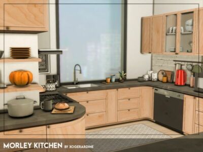 Morley Kitchen (TSR Only CC) By Xogerardine Sims 4 CC