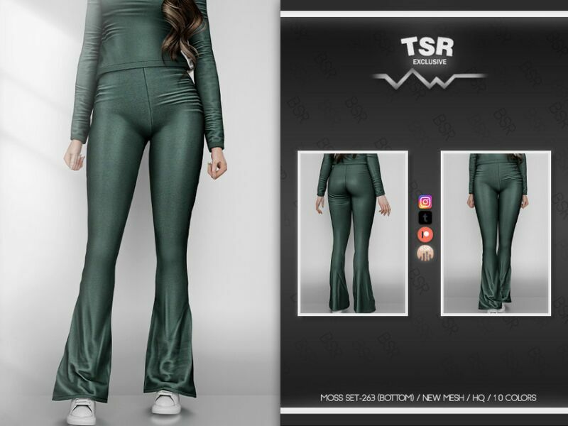 Moss SET-263 (Bottom) BD789 By Busra-Tr Sims 4 CC