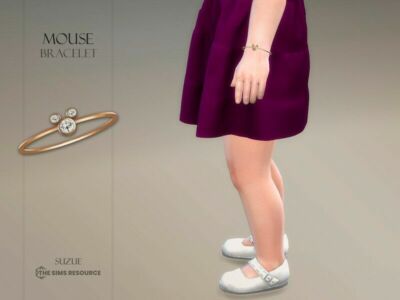 Mouse Bracelet Toddler By Suzue Sims 4 CC