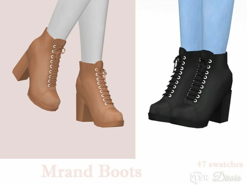 Mrand Boots By Dissia Sims 4 CC