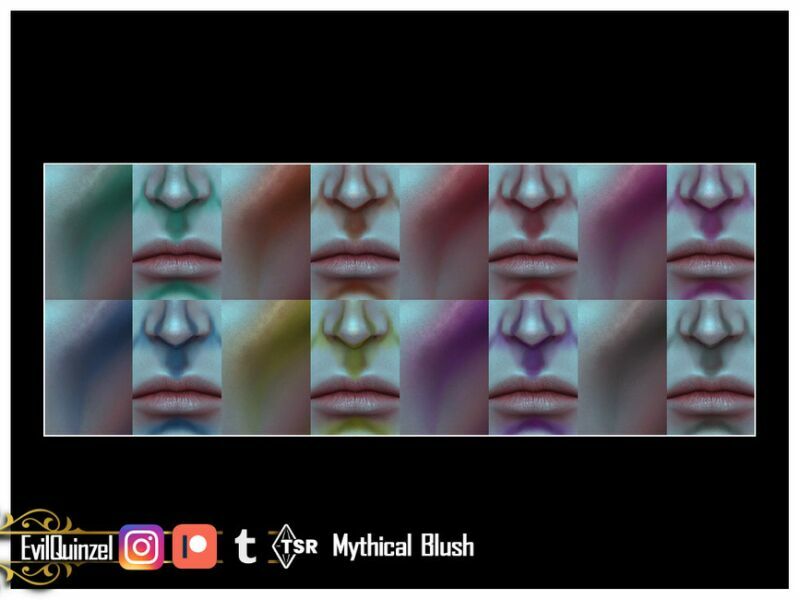 sims 4 cc mythical blush by evilquinzel 2