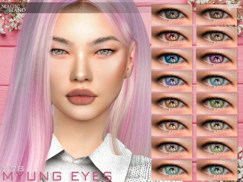 Myung Eyes N78 By Magichand Sims 4 CC