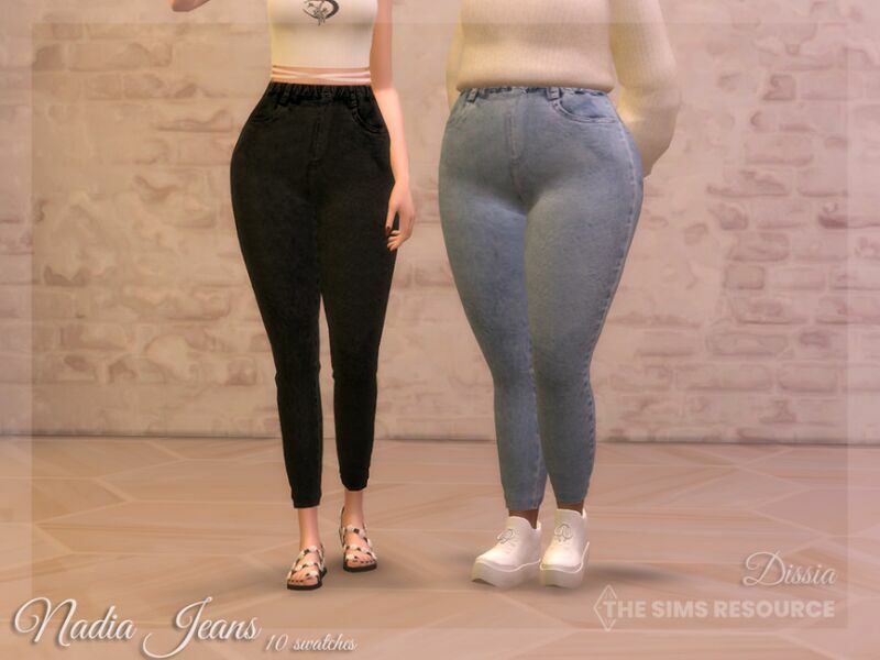 Nadia Jeans By Dissia Sims 4 CC