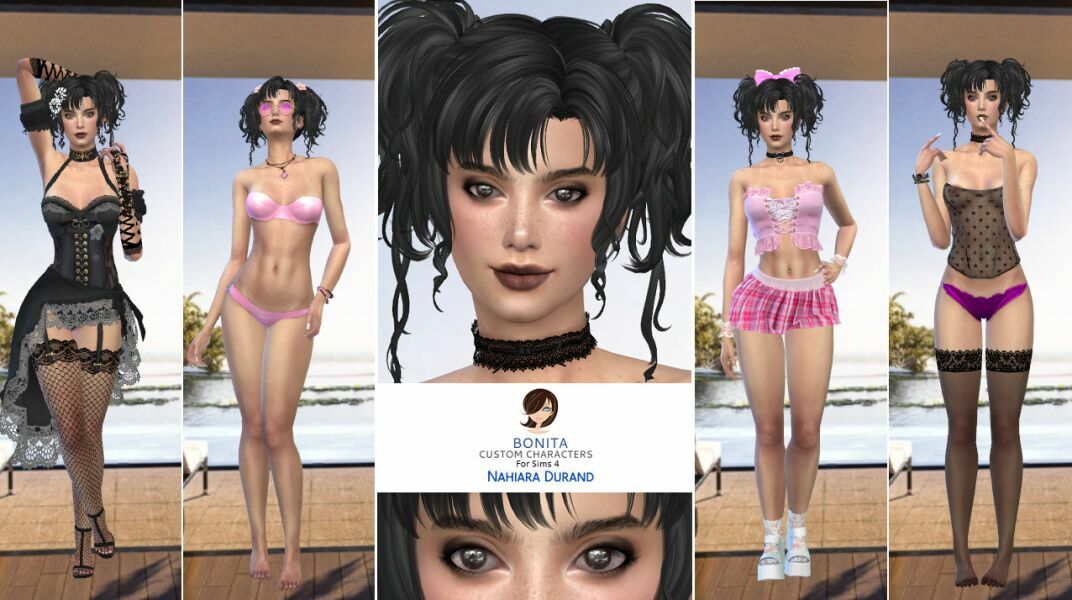 Nahiara Durand By Bonita Sims 4 CC