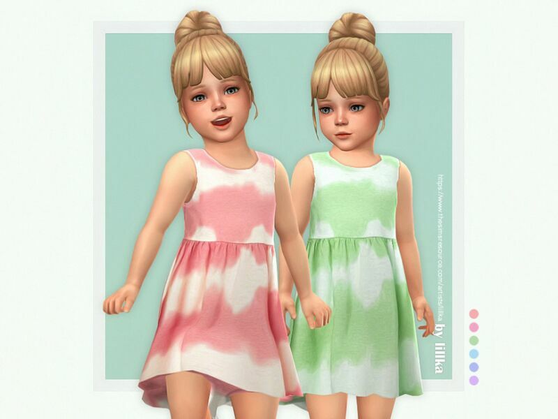 Nalani Dress By Lillka Sims 4 CC