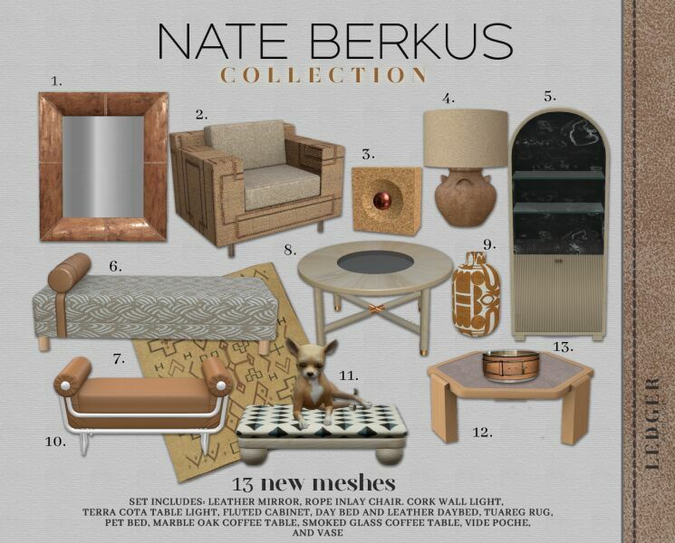 Nate Berkus Collection Sims 4 CC