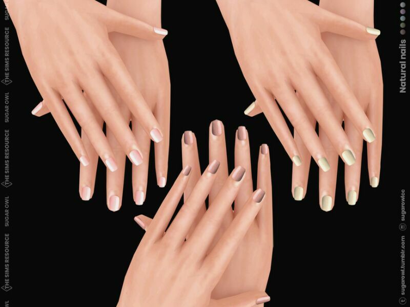 sims 4 cc natural nails 2