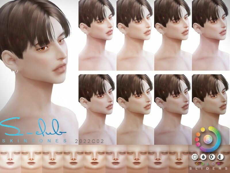 Nature Soft Men Colorful Skintones By S Club By S Club Sims 4 Cc Download