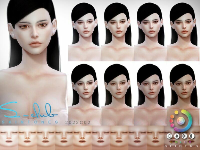 sims 4 cc nature soft women colorful skintones by s club by s club 2