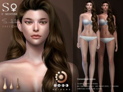 Naturel Female Skintones By S-Club Sims 4 CC